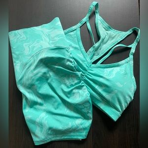 Gymshark power short and bra!